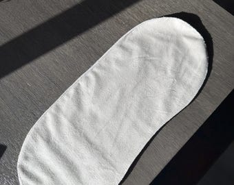 Organic Cotton Castor Oil Pack Pads – 3-Pack | 100% USA Grown Cotton | Reusable Wellness Pads in 21”x9” and 11”x4” Sizes