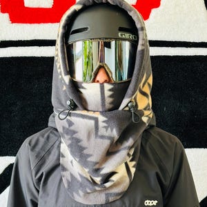 ¡Capucha de esquí de polar, capucha para casco, pasamontañas y protector solar súper cálidos y cómodos! ¡Opciones de tallas disponibles a continuación!