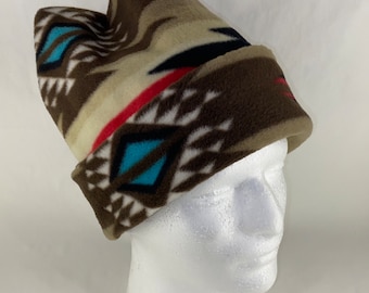 Retro Four Point Beanie - Premium 250gr High- Grade Fleece Handmade cozy retro fleece four point beanie
