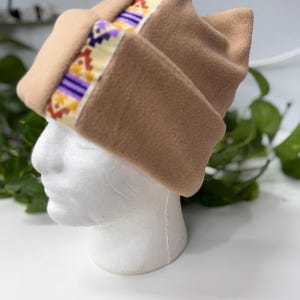 Retro Four Point Beanie - Premium 250gr High- Grade Fleece Handmade cozy retro fleece four point beanie