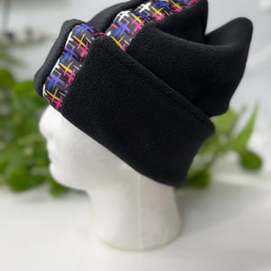 Retro Four Point Beanie - Premium 250gr High- Grade Fleece Handmade cozy retro fleece four point beanie