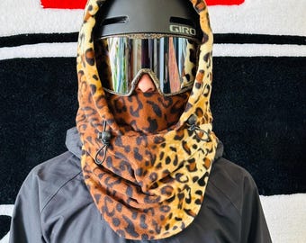 Fleece Ski Hood, Helmet Hood, Balaclava, Snoid super warm and cozy!  Sizing options available below!