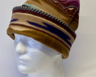 Retro Four Point Beanie - Premium 250gr High- Grade Fleece Handmade cozy retro fleece four point beanie
