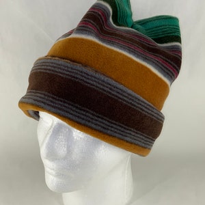 Retro Four Point Beanie - Premium 250gr High- Grade Fleece Handmade cozy retro fleece four point beanie