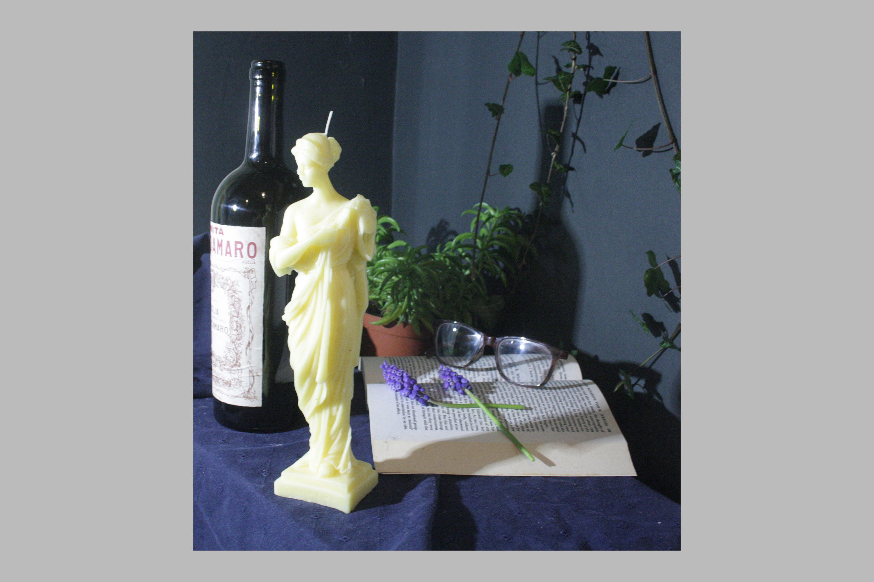 Large greek scented candle. Etsy