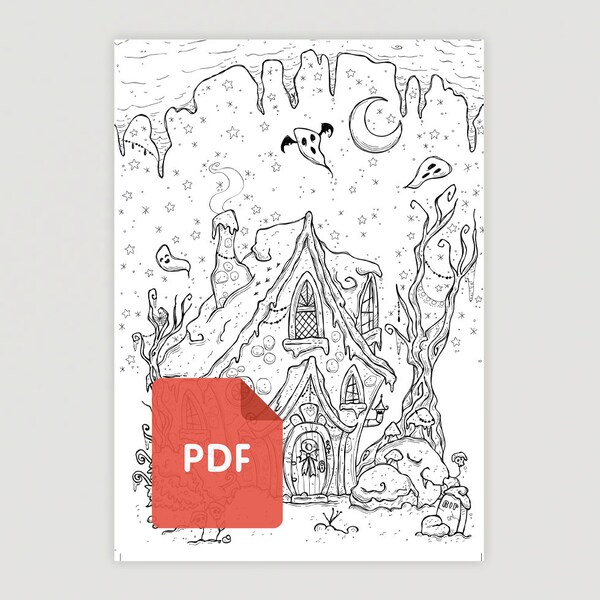 Coloring Page (PDF)  "Le Petit Chaperon Rouge, Selection 4"