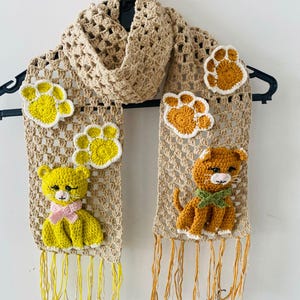 Crochet  black cat Pattern Cat Kitten Bow Applique Patch US version Instant PDF Download