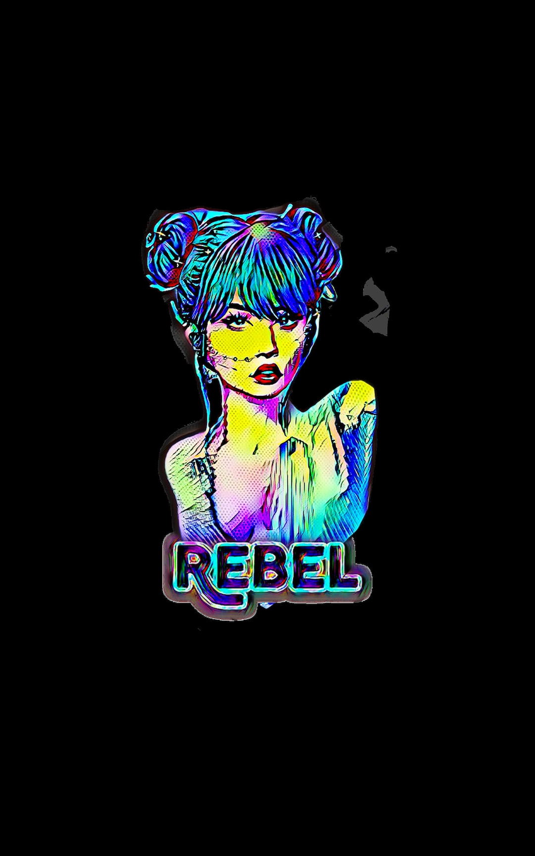 Rebel Rocker Sticker | Alt Girl | Artist | E Girl | Aesthetic ...