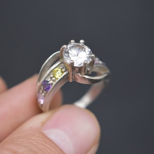 Moroccan Silver ring 925s Sterling &quot;Brilliant Sparkles&quot;