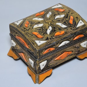 Moroccan Box Jewelry Handmade Beautiful , Best Moroccan Jewelry Box
