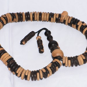 Tuareg Wood Tasbih: Berber Sangho Prayer Beads