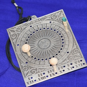 Calendário antigo perpétuo, calendário vintage vitoriano
