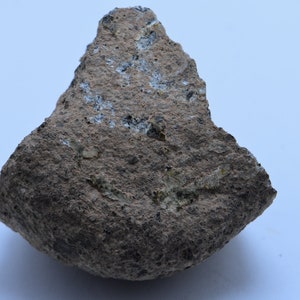 Weird Crystal-Studded Meteorite , Green Crystal Meteorite Fell In Morocco Desert