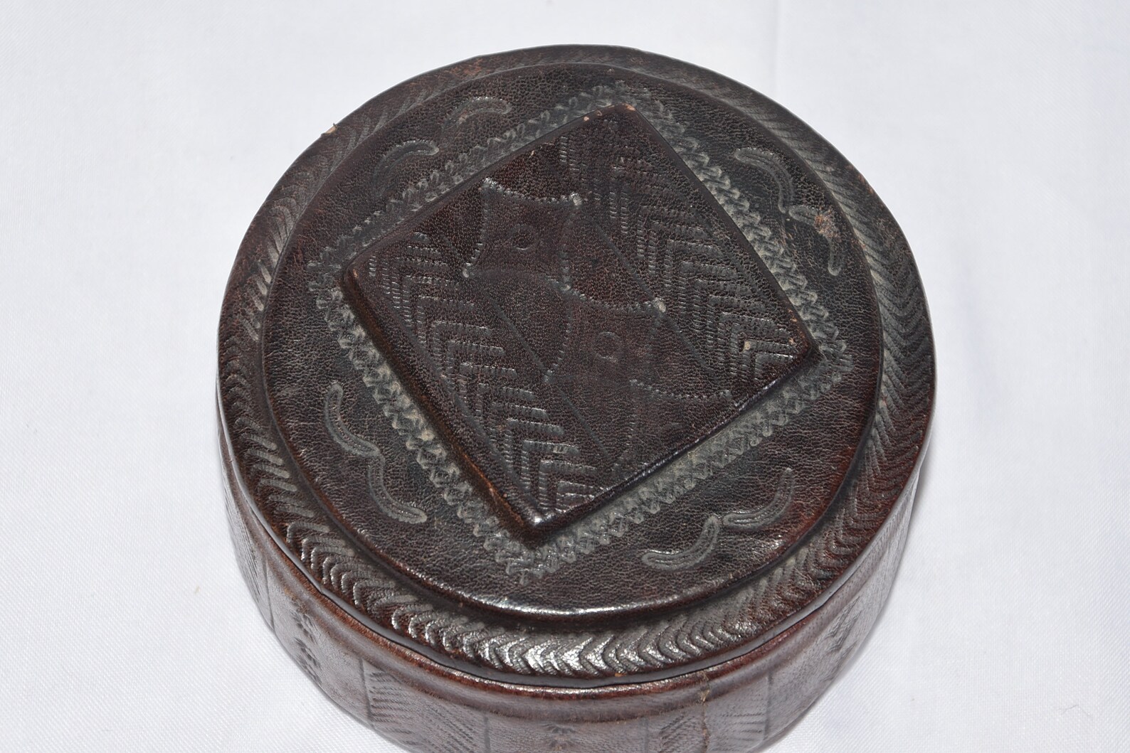 Tuareg Leather Box Jewelry Handmade Etsy