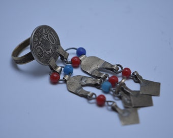 Alter Berber Ring Münzen Silber - Draa Tal 1920er Jahre