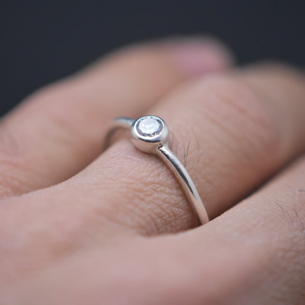 Bague De Fiançaille Argent