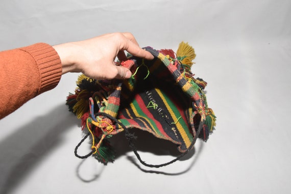 Berber wool Bag , old Berber Shoulder Bags Wool H… - image 6