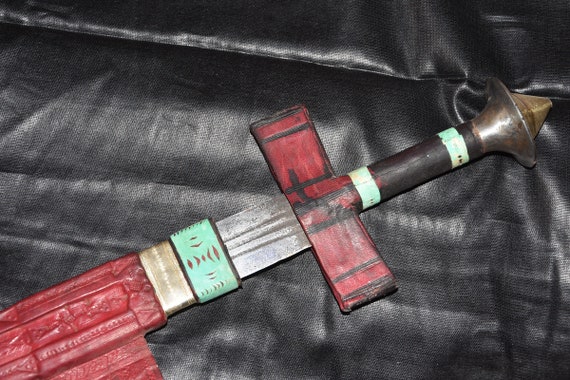 サハラ砂漠トゥアレグ族ハンドメイドシルバーペーパーナイフ