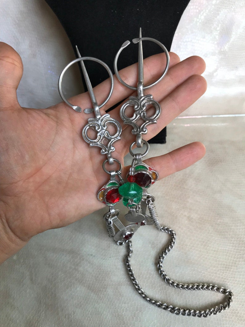 fibule berbère en argent fibule argnet ancienne tres bon etat imagen 4