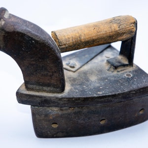 vintage iron antique , antique iron , small vintage iron
