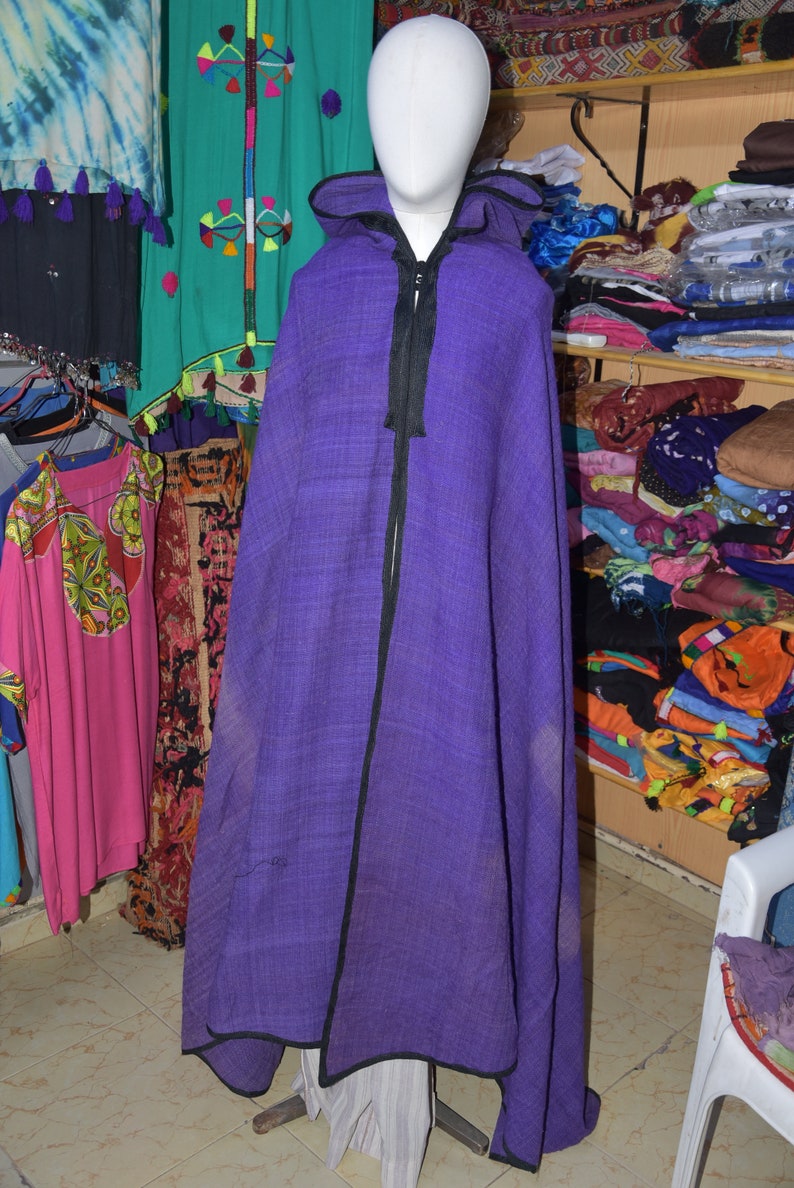 Berber Burnous . Silhaam Marocain. Manteau De Laine. Burnous Etsy