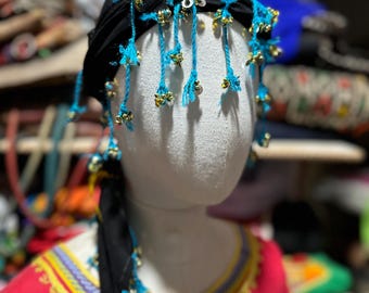 Foulard Berbère Amazigh Berber Parure Foulard Tasabnit Ait Atta