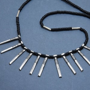 Tuareg Silver Berber Necklace: Sahara Tribal Jewelry