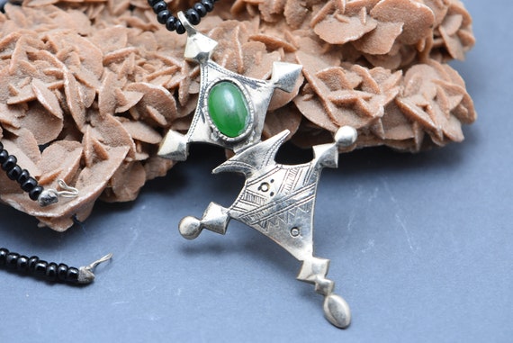 Pendentif Ancien Or De Tolède - Tête Africaine - Bijou Vintage #K2