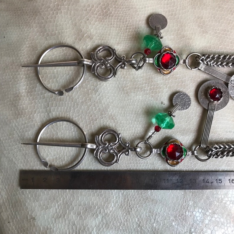 fibule berbère en argent fibule argnet ancienne tres bon etat imagen 1