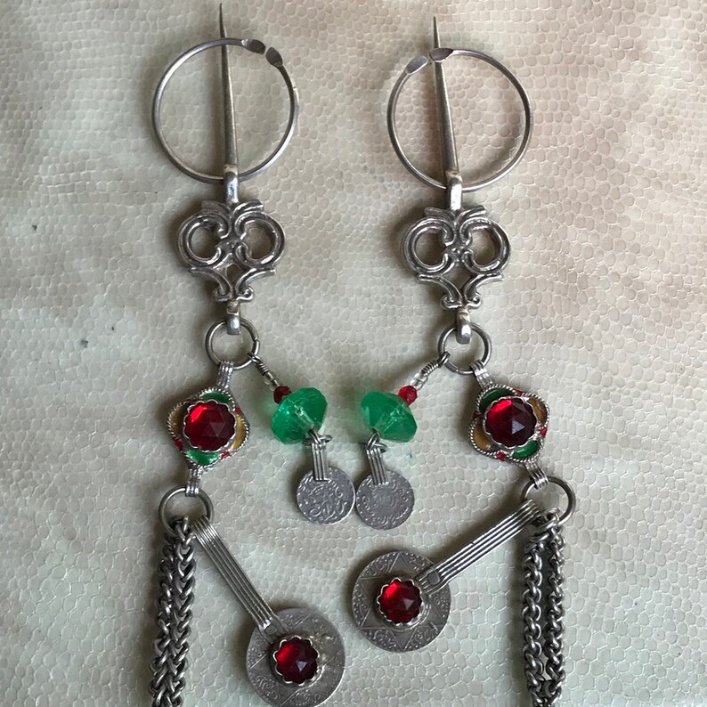 fibule berbère en argent fibule argnet ancienne tres bon etat imagen 9
