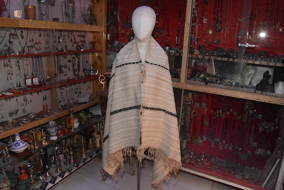 Vintage blanket throw , Wool berber rug - Living room rug - moroccan decor rug