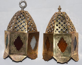Paire Lamps wall Morocco , Handmade Moroccan Lamps , Wall Sconces Lights Home Deco