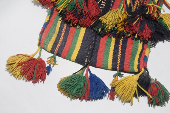Berber wool Bag , old Berber Shoulder Bags Wool H… - image 3