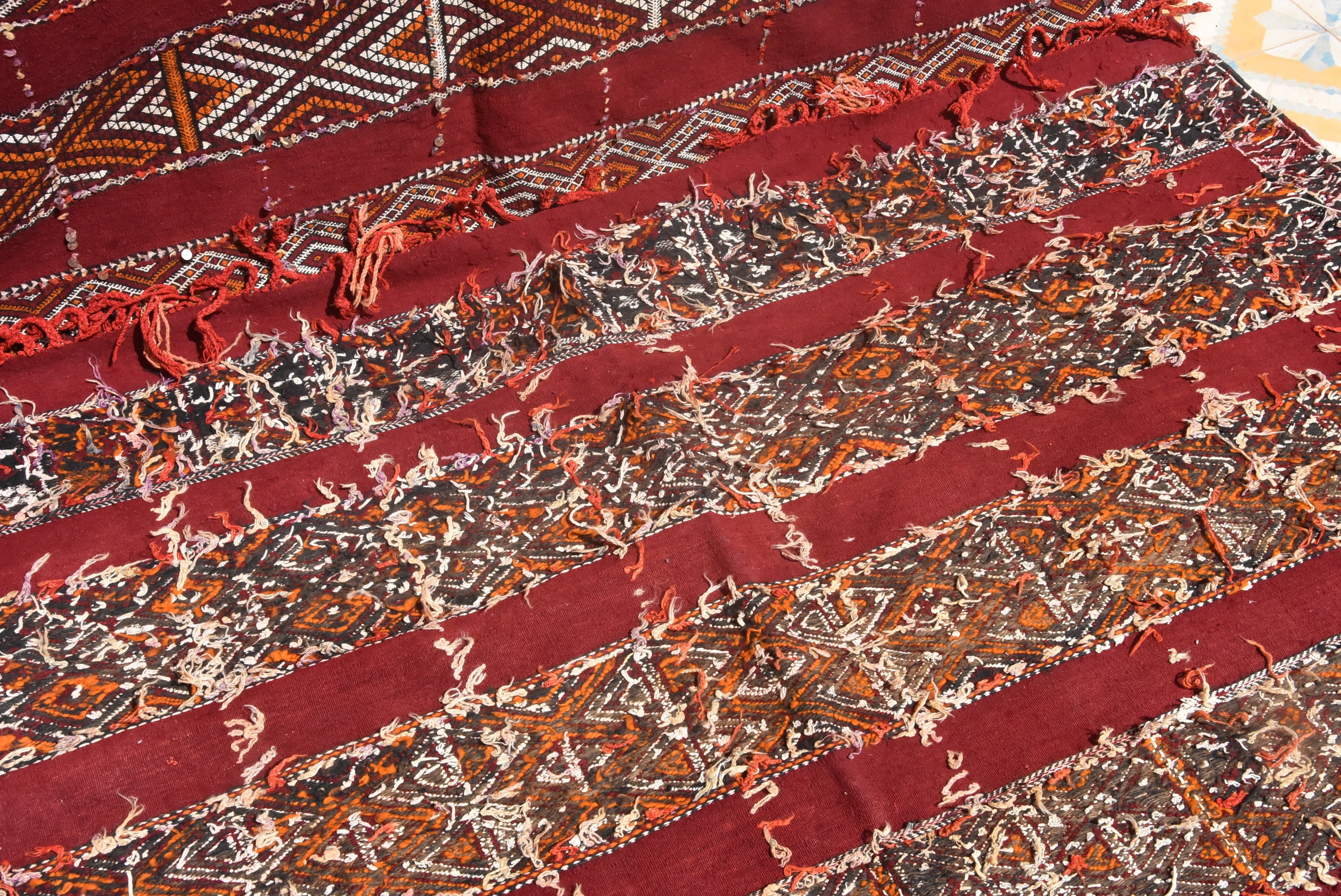 Tapis Marocain Vintage 181 X 305 Cm - Tapis Berbère Rare - Tapis Ancien Fait Main
