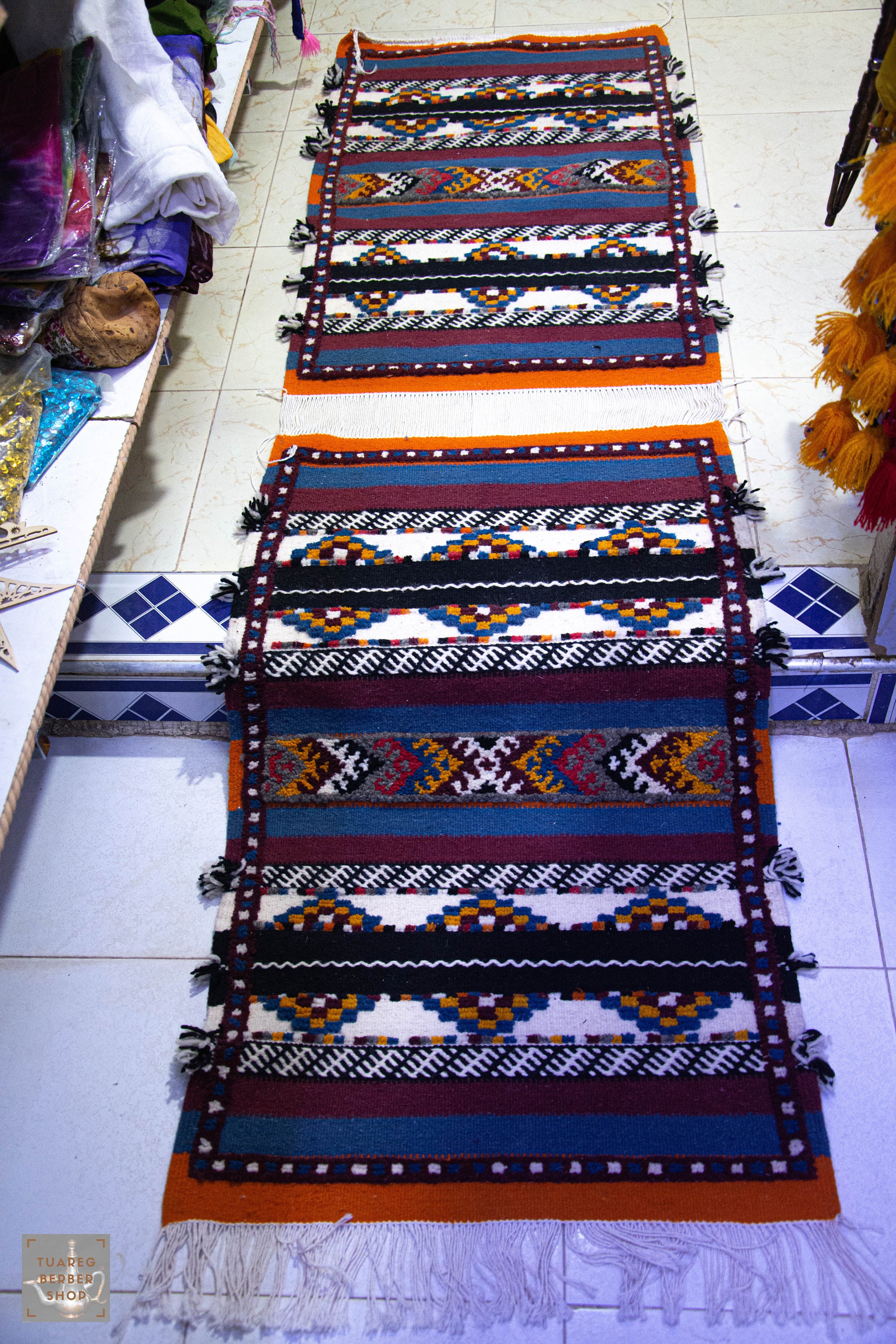 tapis kilim couloir Touareg,