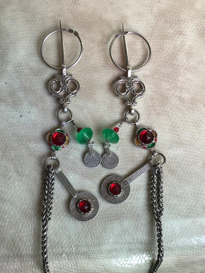 fibule berbère en argent fibule argnet ancienne tres bon etat imagen 7