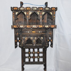 Tuareg Shelf Wood Handmade , Old Shelves Tuareg Art Wood