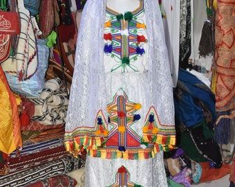 ROBE Caftan berbère CHELHA AMAZIGH Vêtements berbère avec