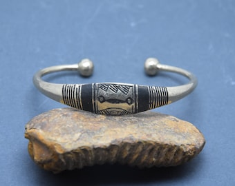 Bracelet africain touareg, manchette ethnique touareg