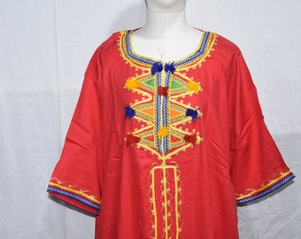 Marokkanischer Kaftan Amazigh Kleidung Baumwolle