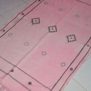 Moroccan Rug Silk Rug , Handwoven kilim, Sabra Rug Handmade