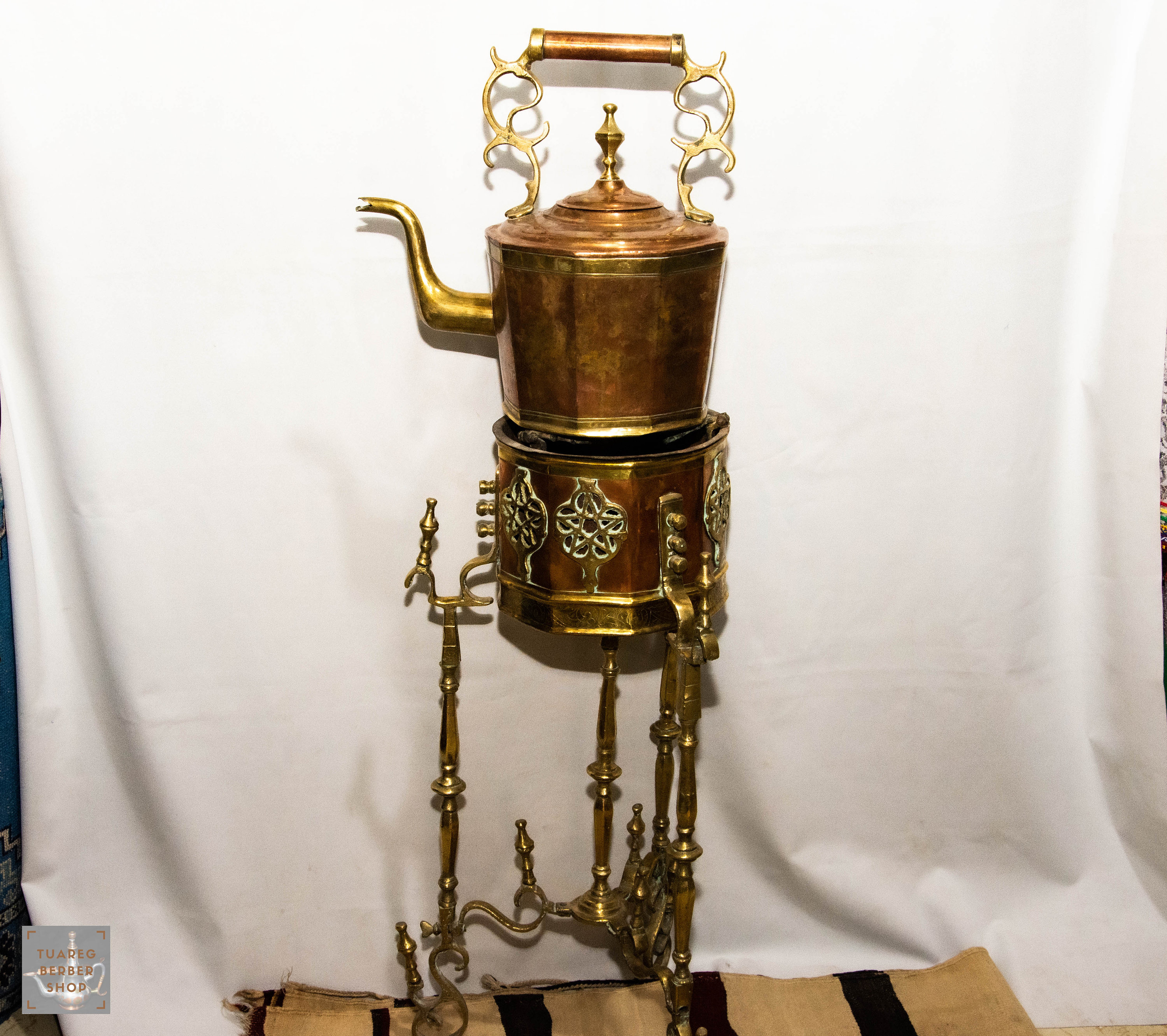 時代物 金属(銀?)網代網皿ざる6点セット 茶道具
