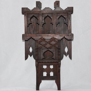 Shelf Wood wall , Arabic Art shelves , vintage Moroccan fes Shelf