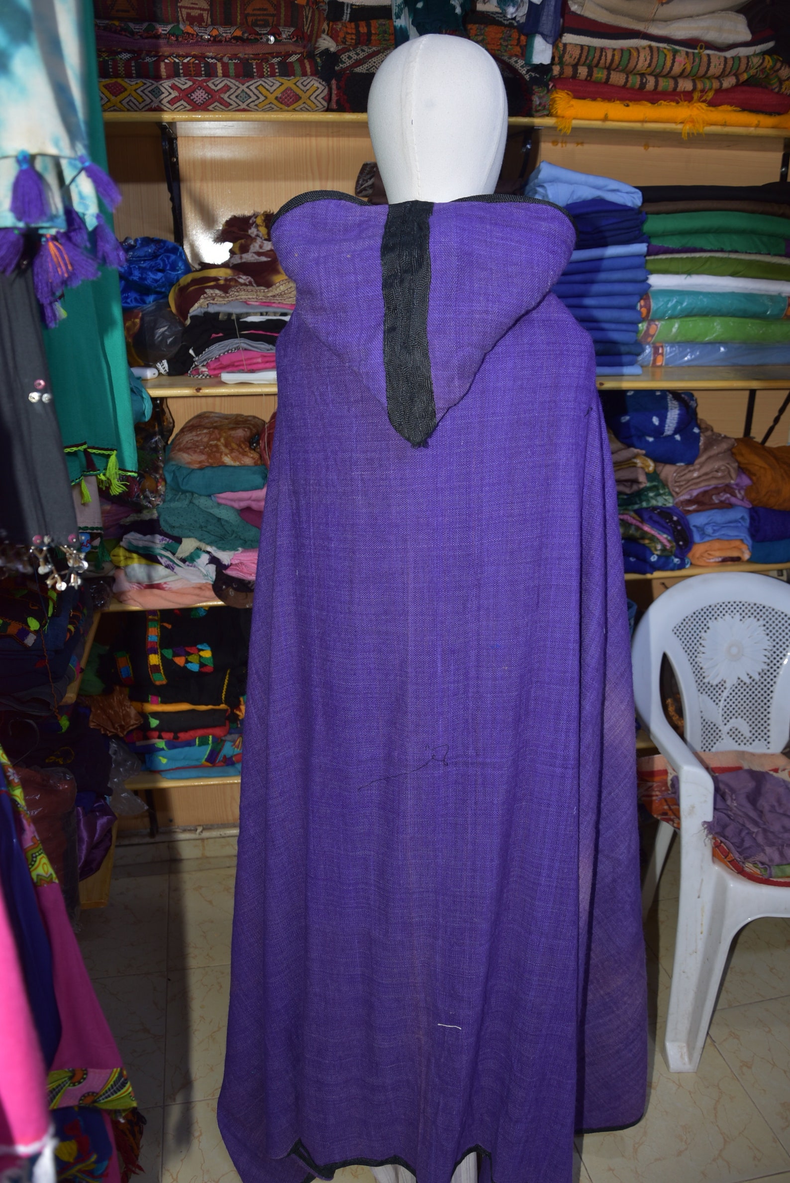 Berber Burnous . Silhaam Marocain. Manteau De Laine. Burnous Etsy