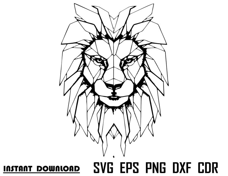 Free Free Geometric Lion Svg 71 SVG PNG EPS DXF File