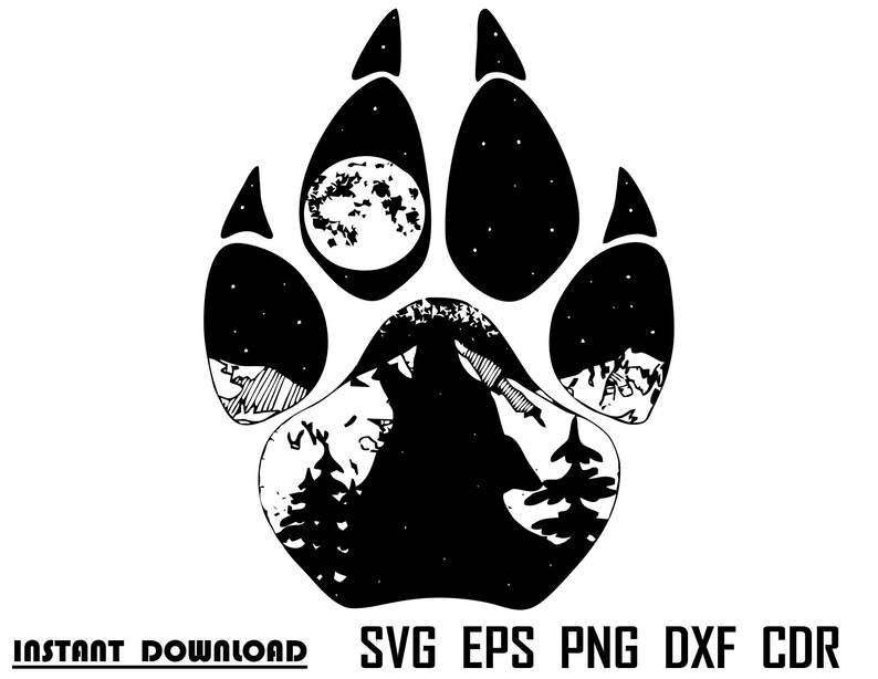 Free Free 87 Mountain Moon Svg SVG PNG EPS DXF File