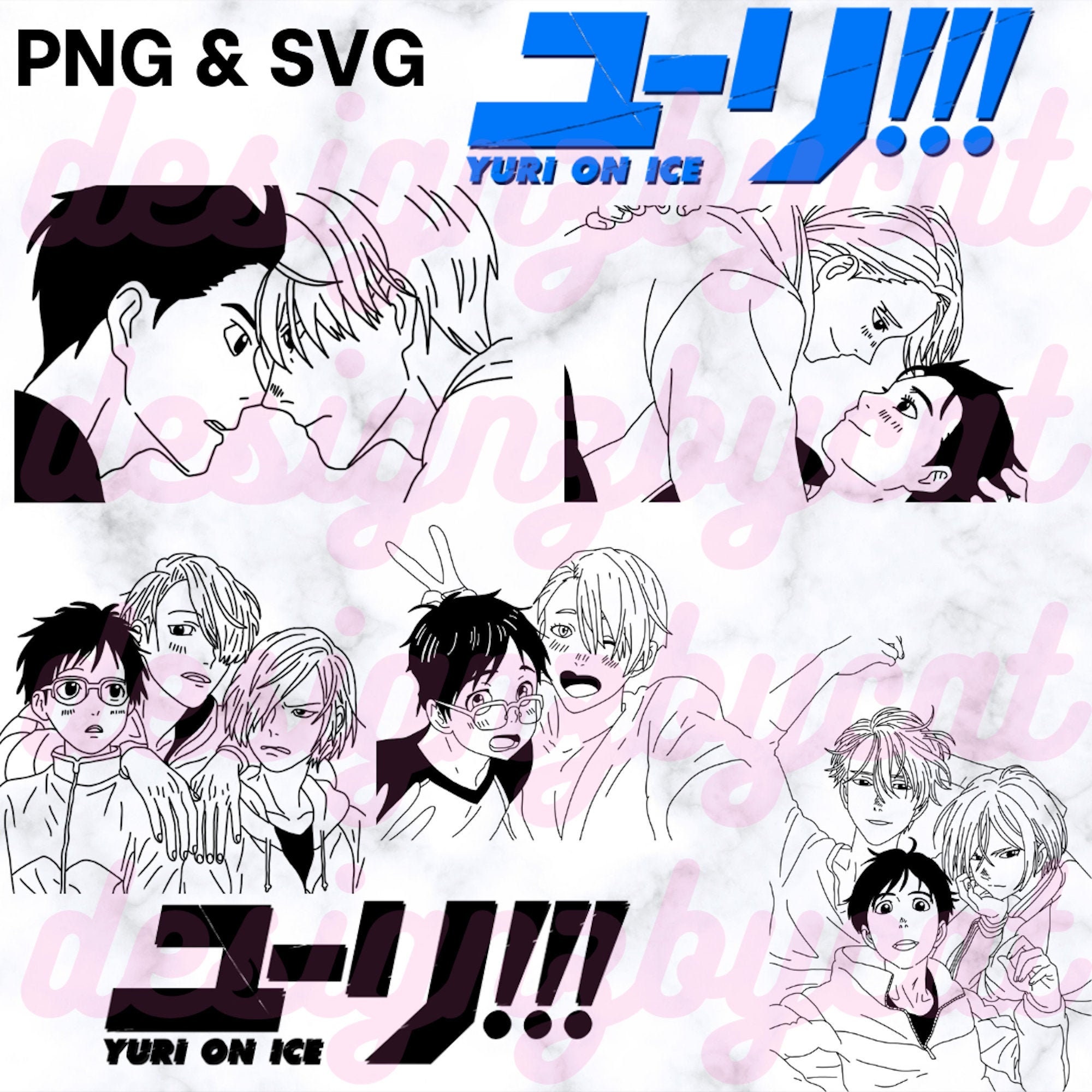 Download Anime svg Vector pack Anime bundle svg png Instant | Etsy