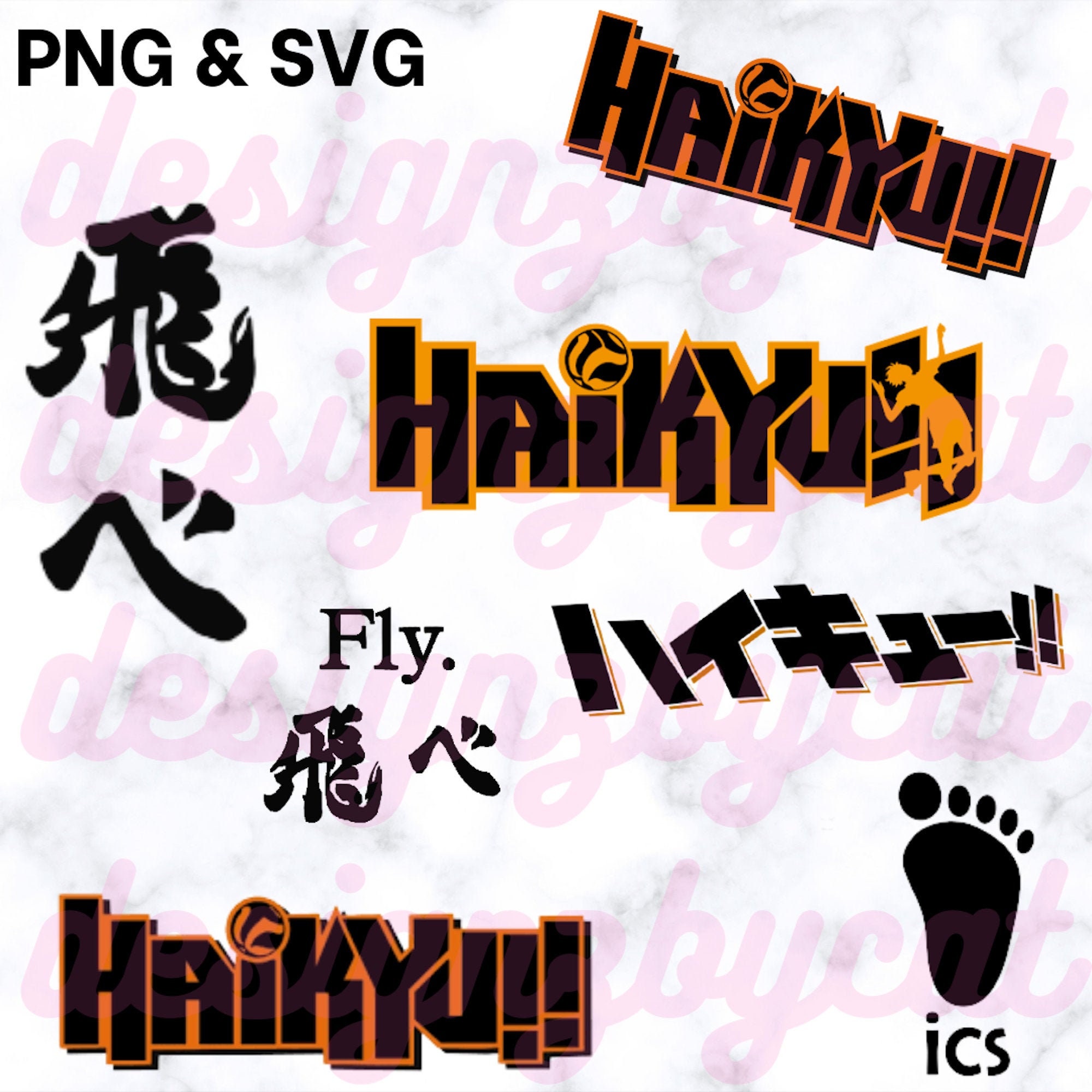 Download Haikyuu Svg Haikyuu Logos Vektor-Pack Anime-Bundle Svg | Etsy