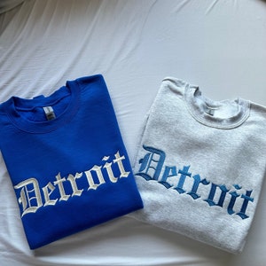 Detroit Embroidered Sweatshirt