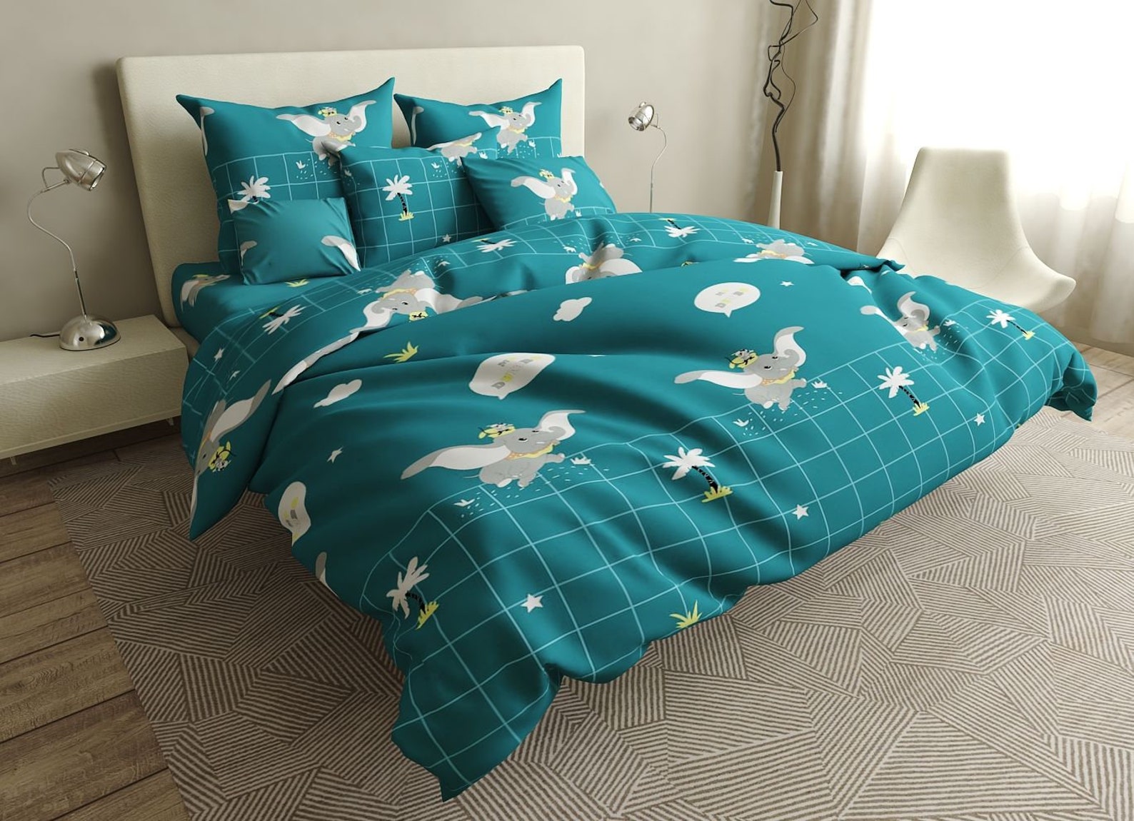elephant baby bedding
